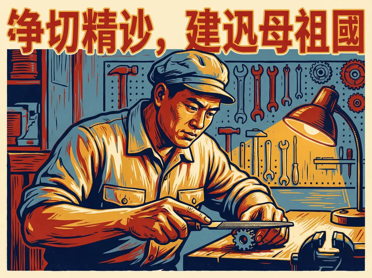 钳工大师张德勤 - 51吃瓜网 先锋人物